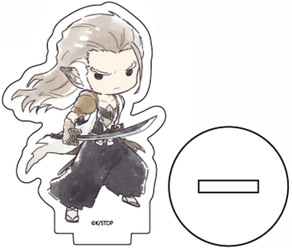 Sajin Komamura Acrylic Petit Stand - BLEACH: Thousand-Year Blood War (GraffArt Illustration) A3 - Height Approx. 70 mm (Pre-owned)