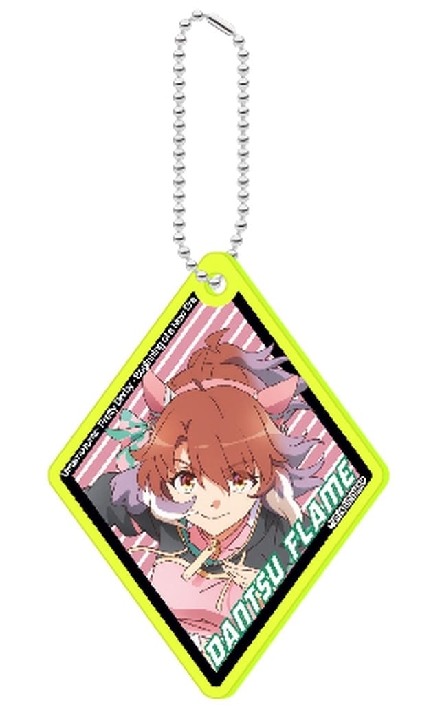 Dantsu Flame Fluorescent Acrylic Keychain - Umamusume Pretty Derby Beginning of a New Era (60×80mm, Shimizu Sangyo, Pre-owned)
