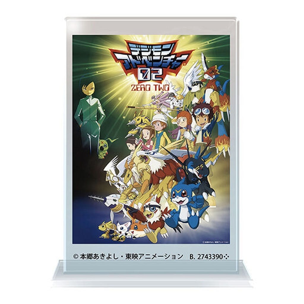 Digimon Adventure 02 TV Anime Series Poster Acrylic Stand