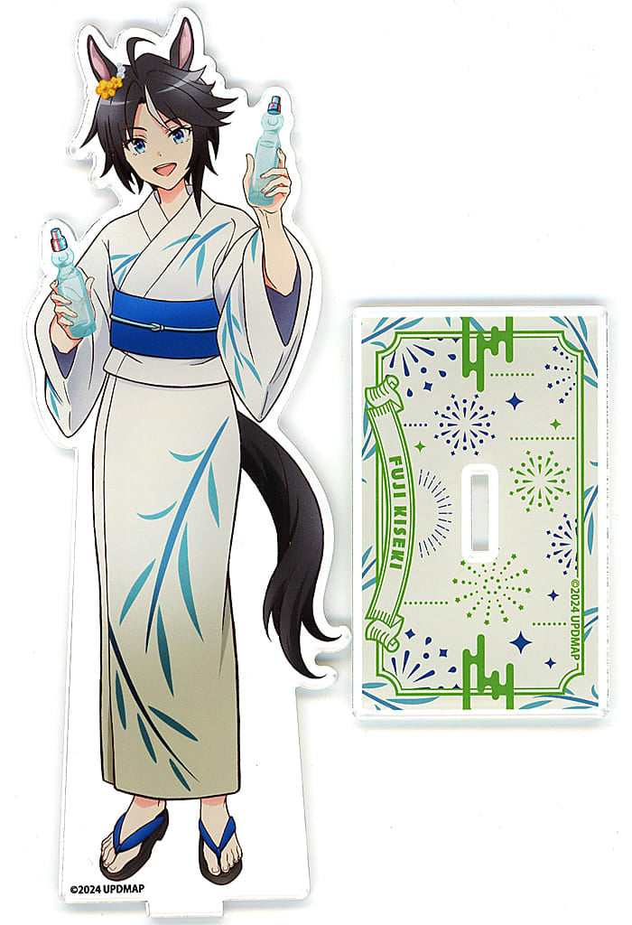 Fujikiseki Acrylic Stand - Yukata Festival Ver. (Approx. 77×169mm) — Umamusume Pretty Derby – Beginning of a New Era (Pre-owned)
