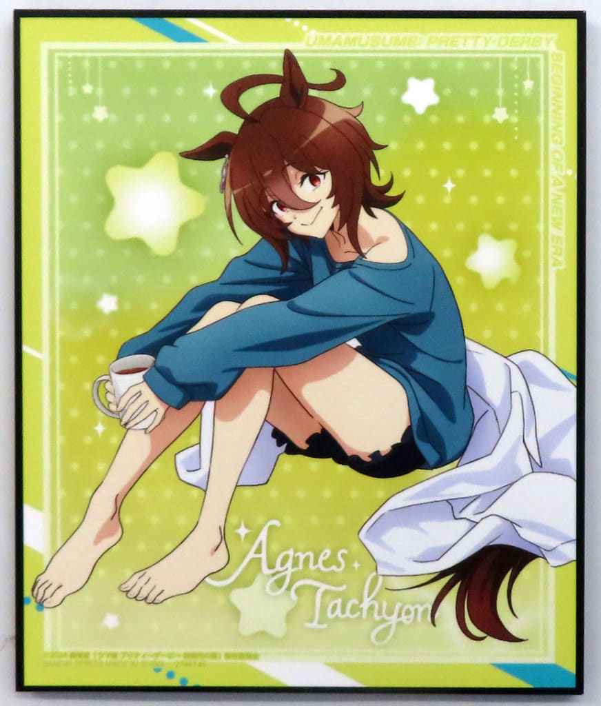 Agnes Tachyon Art Plate Vol.3 - Umamusume Pretty Derby Movie "Beginning of a New Era" NAMCO Promotion Relax time Namco Limited Acrylic Art Plate (~30×25cm, Pre-owned Prize)