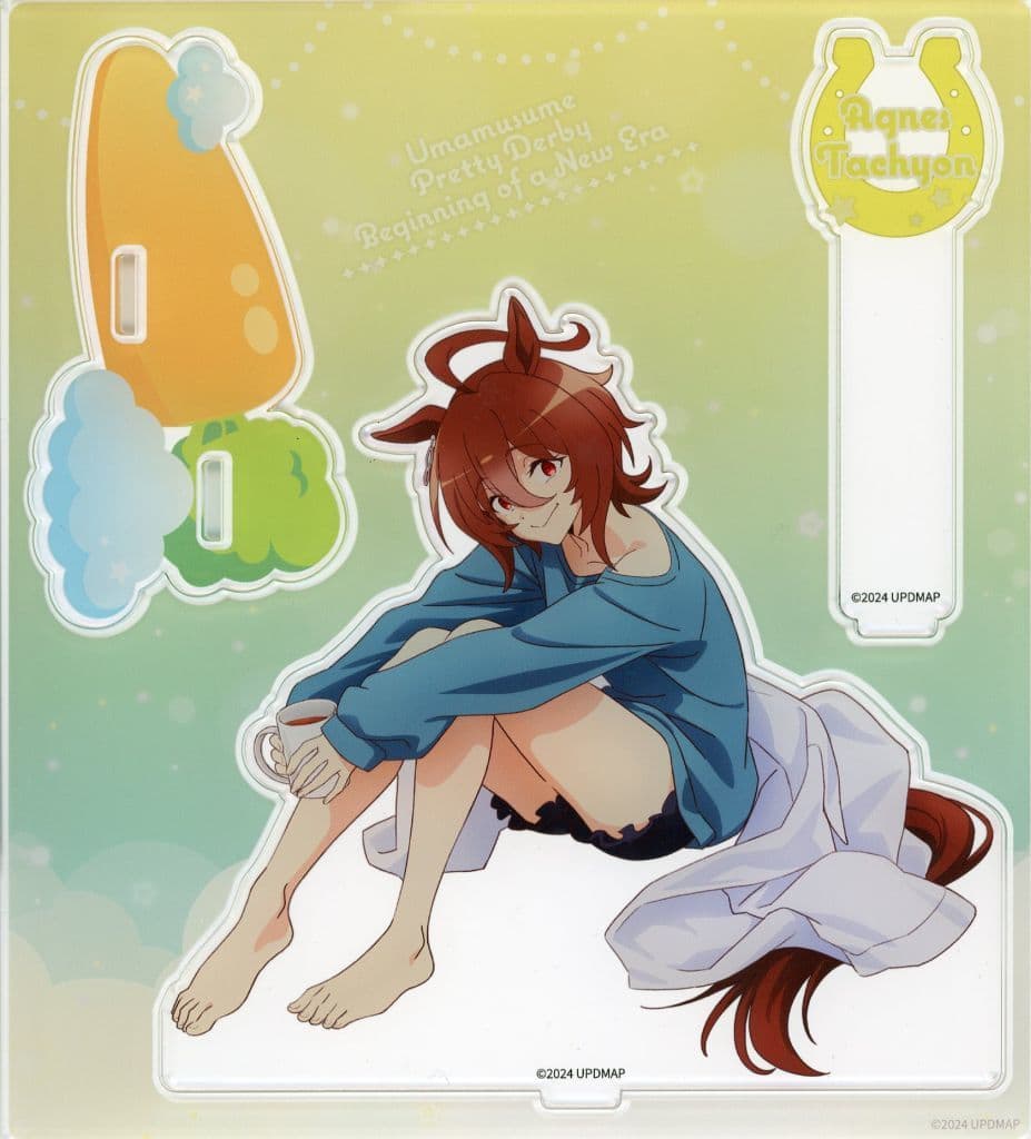Agnes Tachyon Acrylic Stand - Relax time - Umamusume Pretty Derby – Beginning of a New Era (Approx. 18×20 cm)