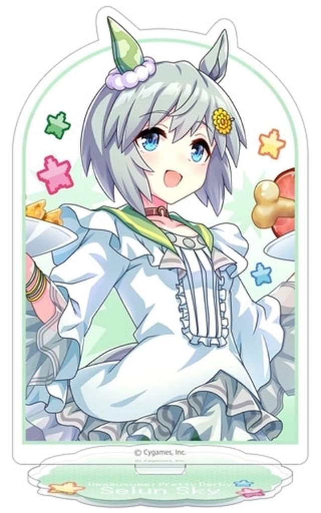 Seiun Sky Acrylic Stand - Umamusume Pretty Derby Event Key Visual (Approx. 15 cm) — Movic — Pre-owned