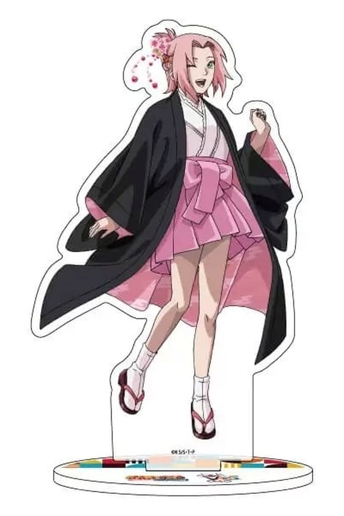 Sakura Haruno Acrylic Stand - Boruto: Naruto Next Generations - Pierrot 45th Anniversary POP UP SHOP Goods (Height Approx. 150 mm) - Pre-owned