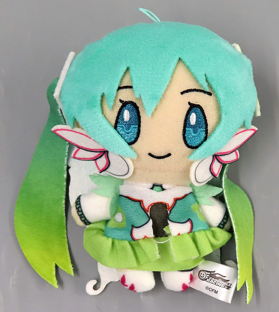 Hatsune Miku Racing Ver. 2017 Mini Mascot Keychain - Hatsune Miku GT Project 15th Anniversary B Prize (Maker: Jyuuroku Houi) Pre-owned