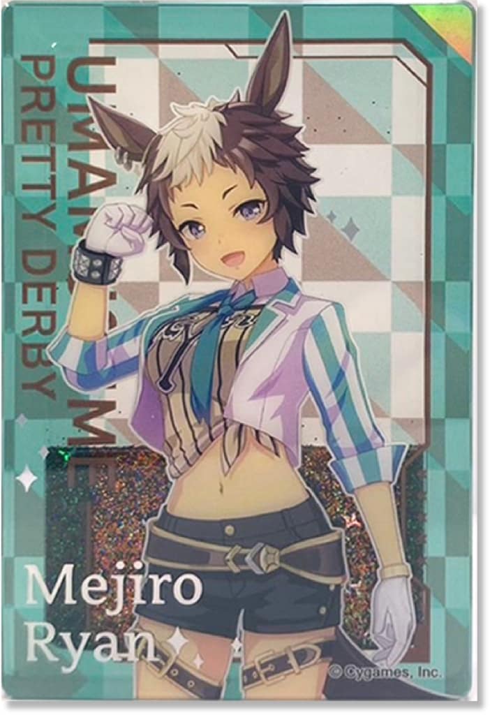 Mejiro Ryan Glitter Acrylic Block - Umamusume Pretty Derby (Tapioca) 85×55×10mm