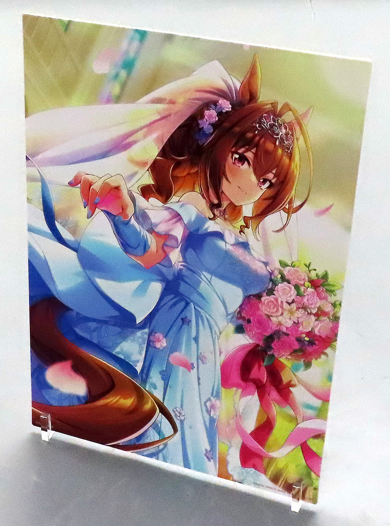 Daiwa Scarlet Acrylic Visualize Stand - Ichiban Kuji Umamusume Pretty Derby 9th (D Prize) A4 Pre-owned - BANDAI SPIRITS