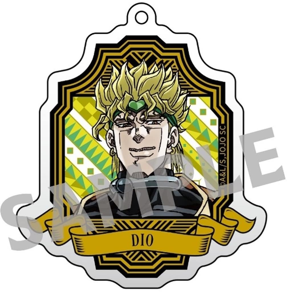 DIO Acrylic Keychain - JoJo's Bizarre Adventure Part 3: Stardust Crusaders - Approx. 70 mm - Medicos Entertainment (Pre-owned), No. 7