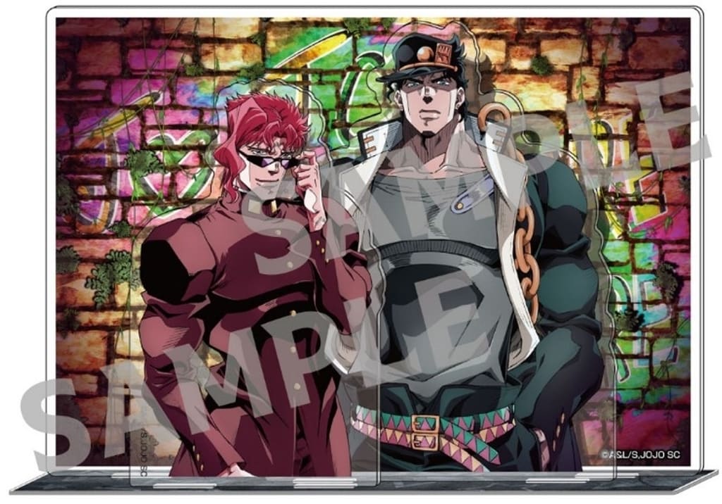 Jotaro Kujo & Noriaki Kakyoin Acrylic Diorama (RE) - JoJo's Bizarre Adventure: Stardust Crusaders - Approx. 290 mm - Pre-owned