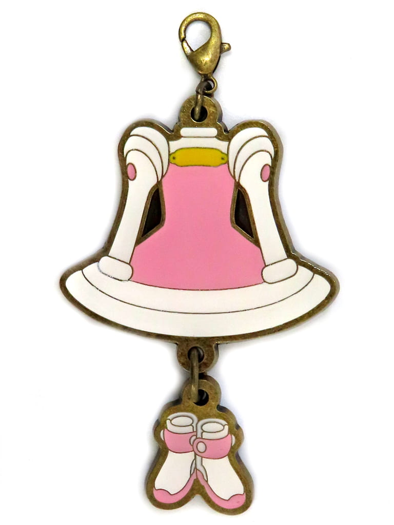 Battle Costume (White x Pink Boots) Costume Charm - Cardcaptor Sakura CLAMP Exhibition Goods - Approx. 7.7 x 4.4 cm (Pre-owned)