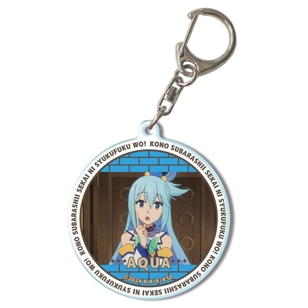 Aqua/C Design 04 Acrylic Keychain - KonoSuba 3
