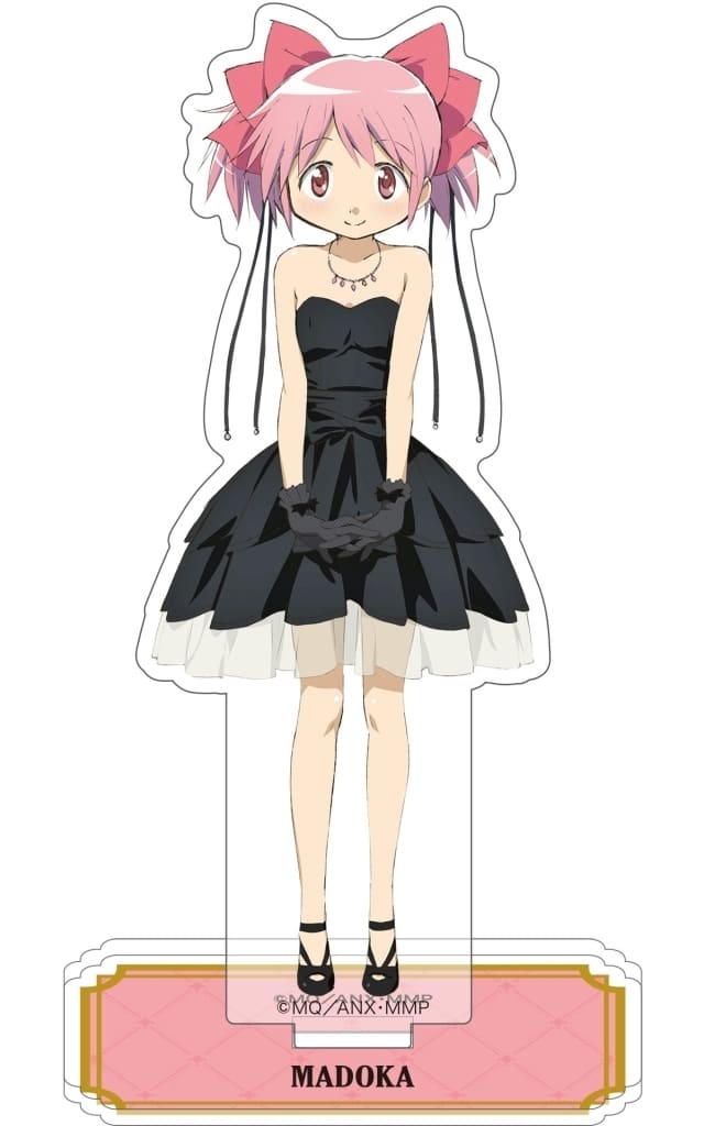 Madoka Kaname Acrylic Stand - Puella Magi Madoka Magica - Movic - Height Approx. 19 cm - Acrylic Figure Stand