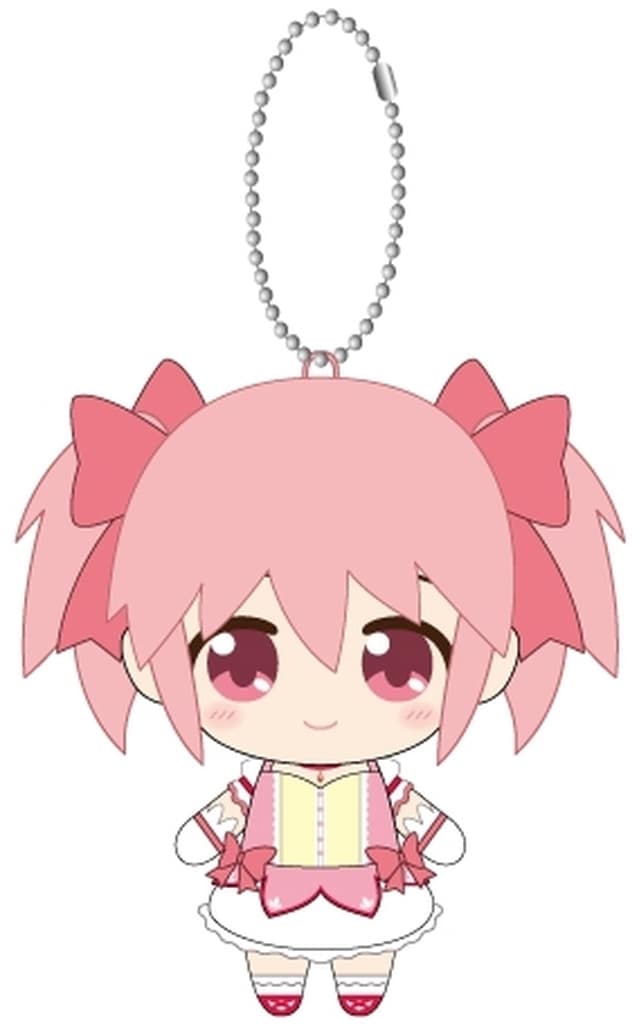 Madoka Kaname Chibi Plush Mascot - Puella Magi Madoka Magica Movie Rebellion | Bandai Namco NUI Approx. 120 mm (Pre-owned)