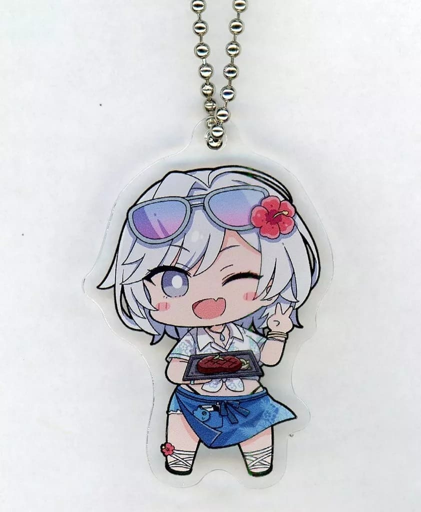 Azur Lane Azur Journey in Okinawa Deformed Acrylic Keychain, Approx. 60 mm, LEGS