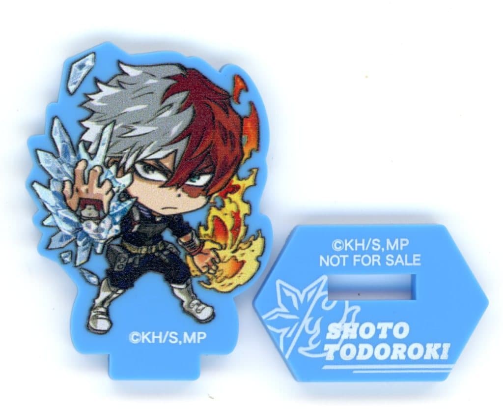 Shoto Todoroki Rubber Stand from My Hero Academia: You're Next x Kura Sushi, Approx. 4 cm