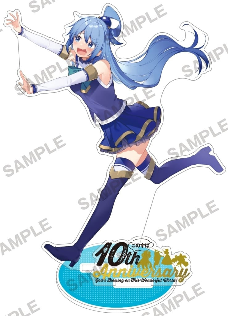 KonoSuba Aqua 10th Anniversary Final Fair Acrylic Stand