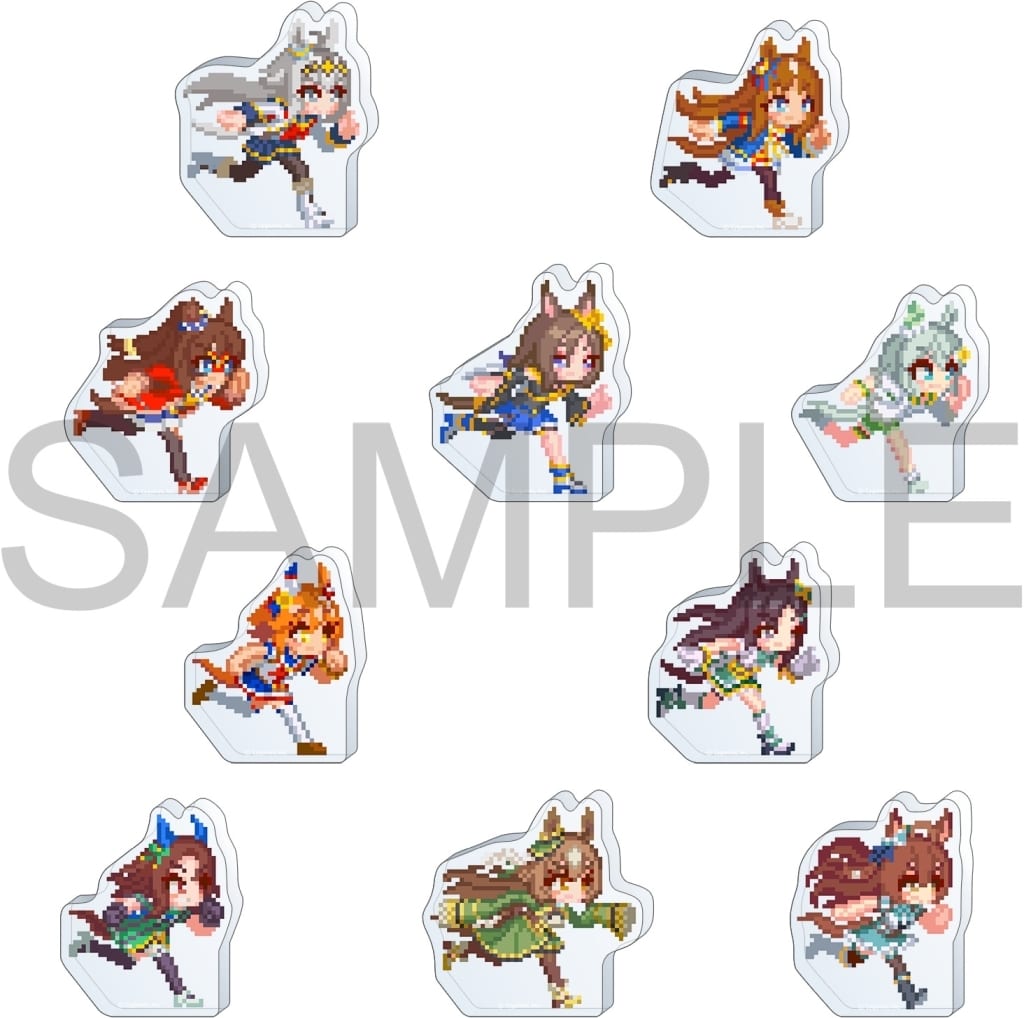 Umamusume Pretty Derby Korotto Acrylic Figure Collection - Full 10-Figure Set (Movic, Heat-Packed Festival! Vol.1)