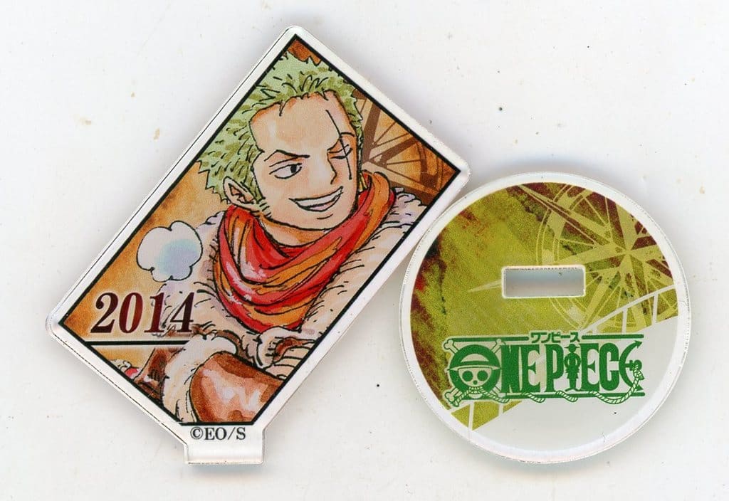 Roronoa Zoro Acrylic Character Collection “ZORO” 2014 Acrylic Stand - Shueisha - Height Approx. 54 mm (Pre-owned)