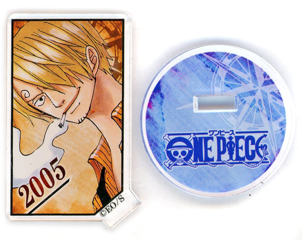 Sanji Acrylic Character Collection SANJI (2005) Acrylic Stand - One Piece - Shueisha (Used, Height Approx. 54 mm)