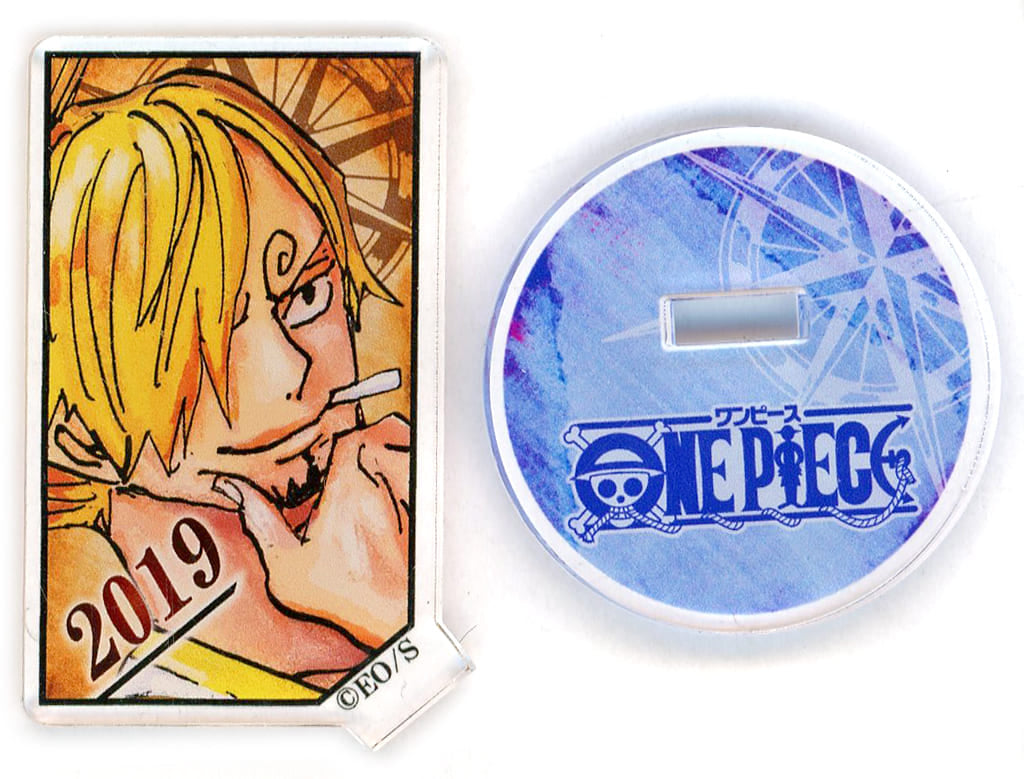Sanji Acrylic Character Stand - One Piece Acrylic Characolle “SANJI” (2019) by Shueisha - Height Approx. 54 mm