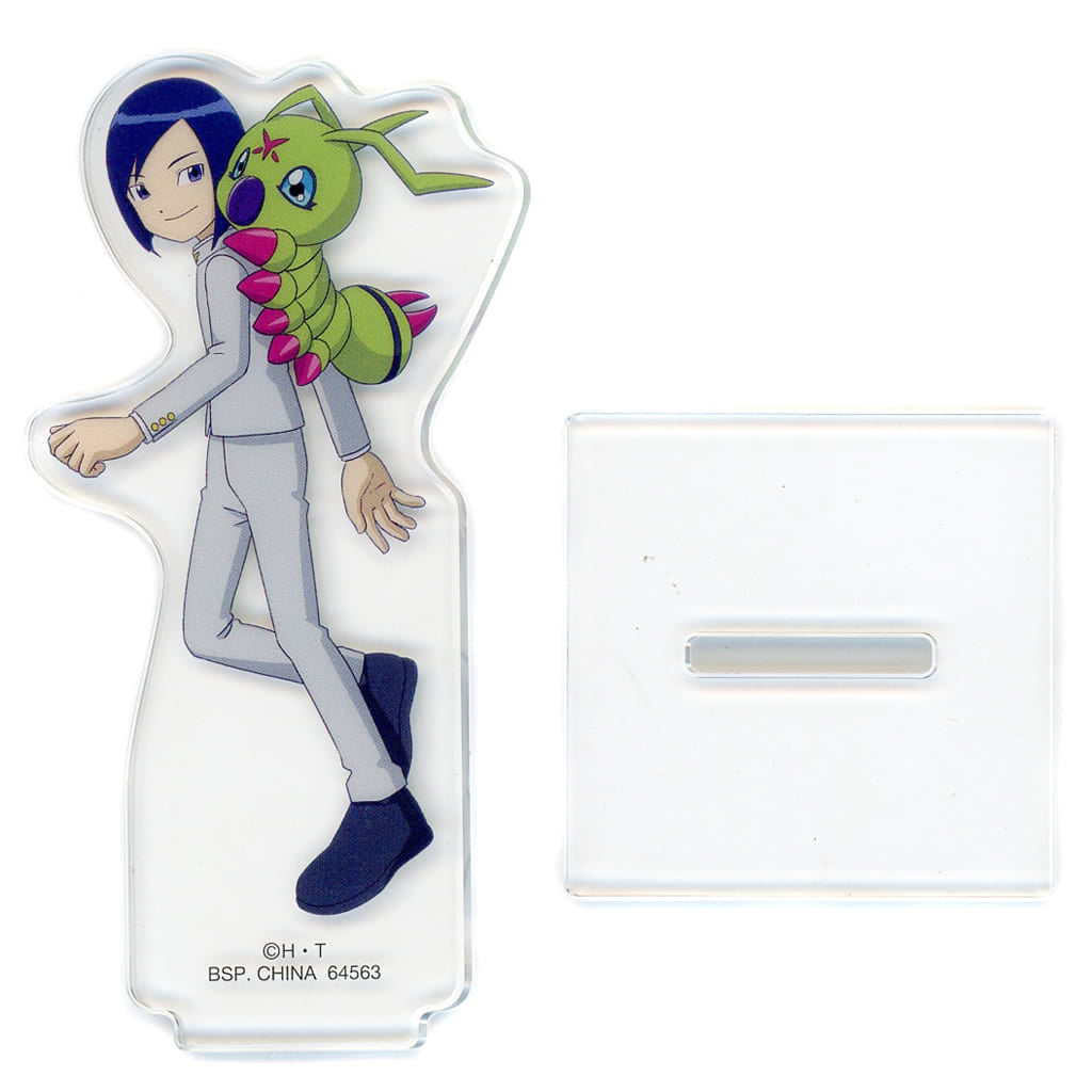 Ken Ichijoji & Wormmon Acrylic Stand Digimon Ichiban Kuji D Prize