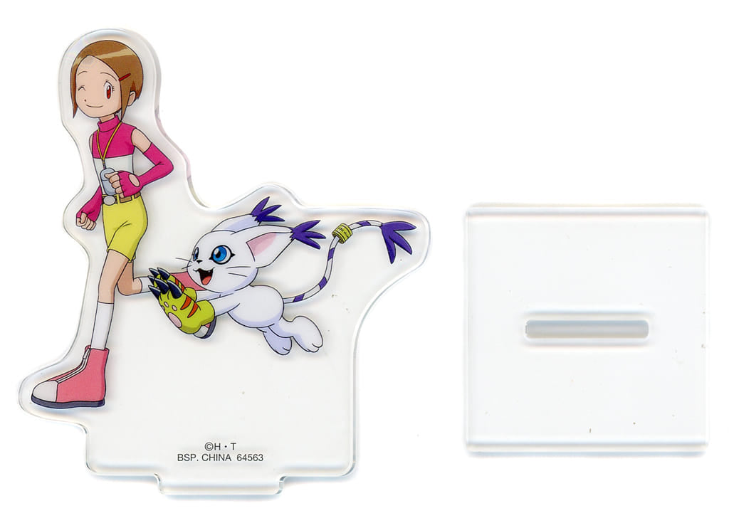 Hikari Yagami & Tailmon Acrylic Stand Digimon Ichiban Kuji Prize D