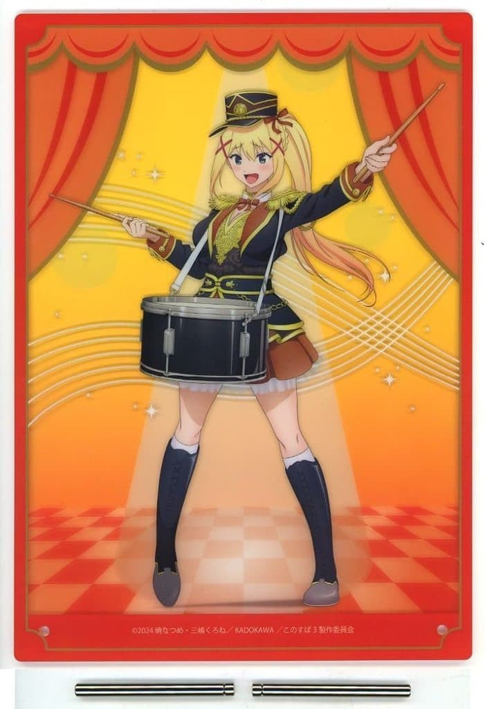 Darkness BIG Acrylic Board KonoSuba 3 Marching Dreamy Lottery A Prize