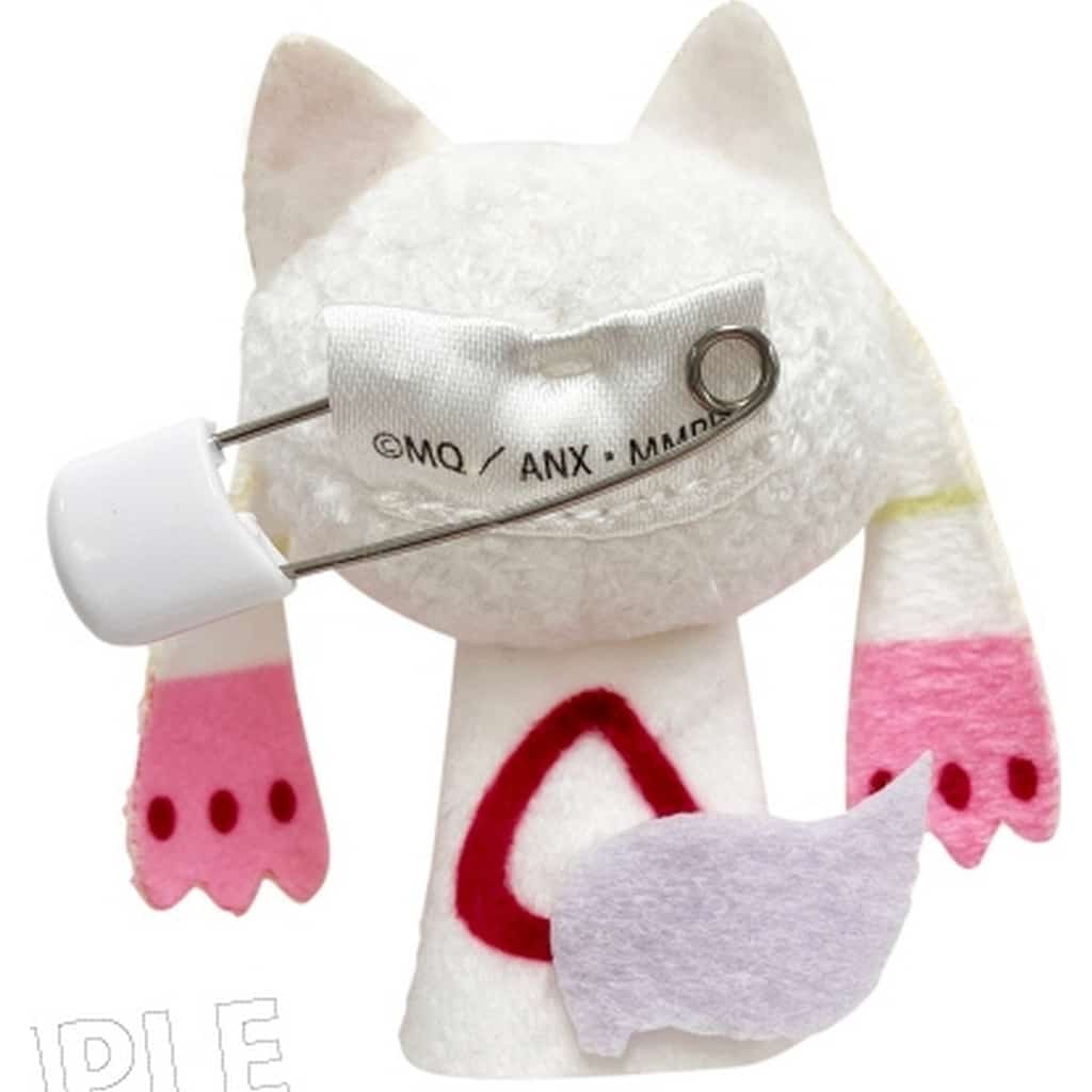 Kyubey Plush Mascot - Puella Magi Madoka Magica the Movie: Rebellion (Tapioca Brand, Approx. 83 x 66 x 25 mm) Pre-owned