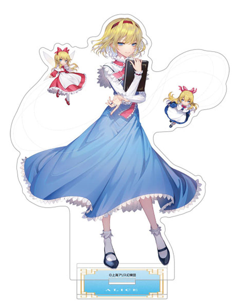 Alice Margatroid Acrylic Stand - Touhou Project - Movic Official Acrylic Stand (Approx. 15.5 cm x 15.5 cm)