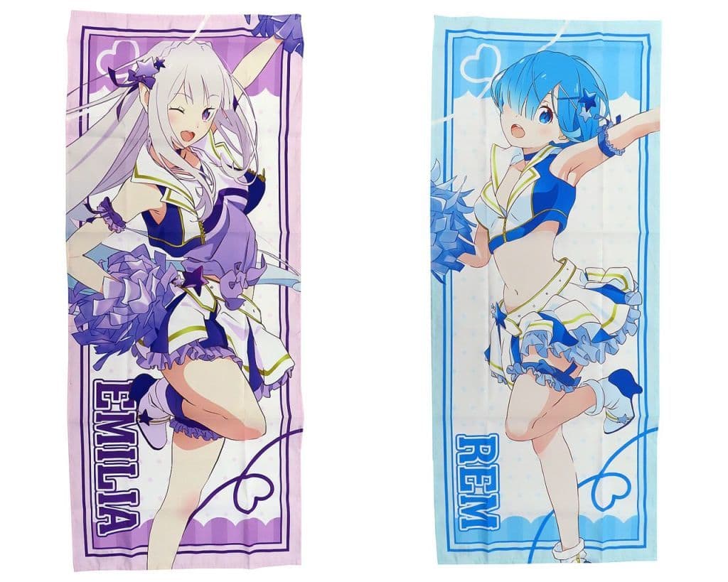 Re:ZERO Emilia & Rem Satin Multi Cloth C Prize 2-Piece Set