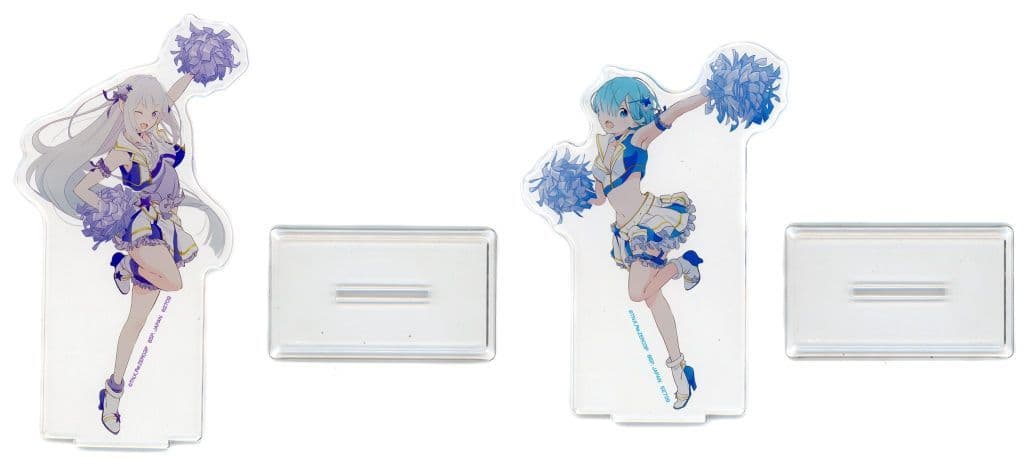 Re:Zero Emilia & Rem Acrylic Stand Set D Prize