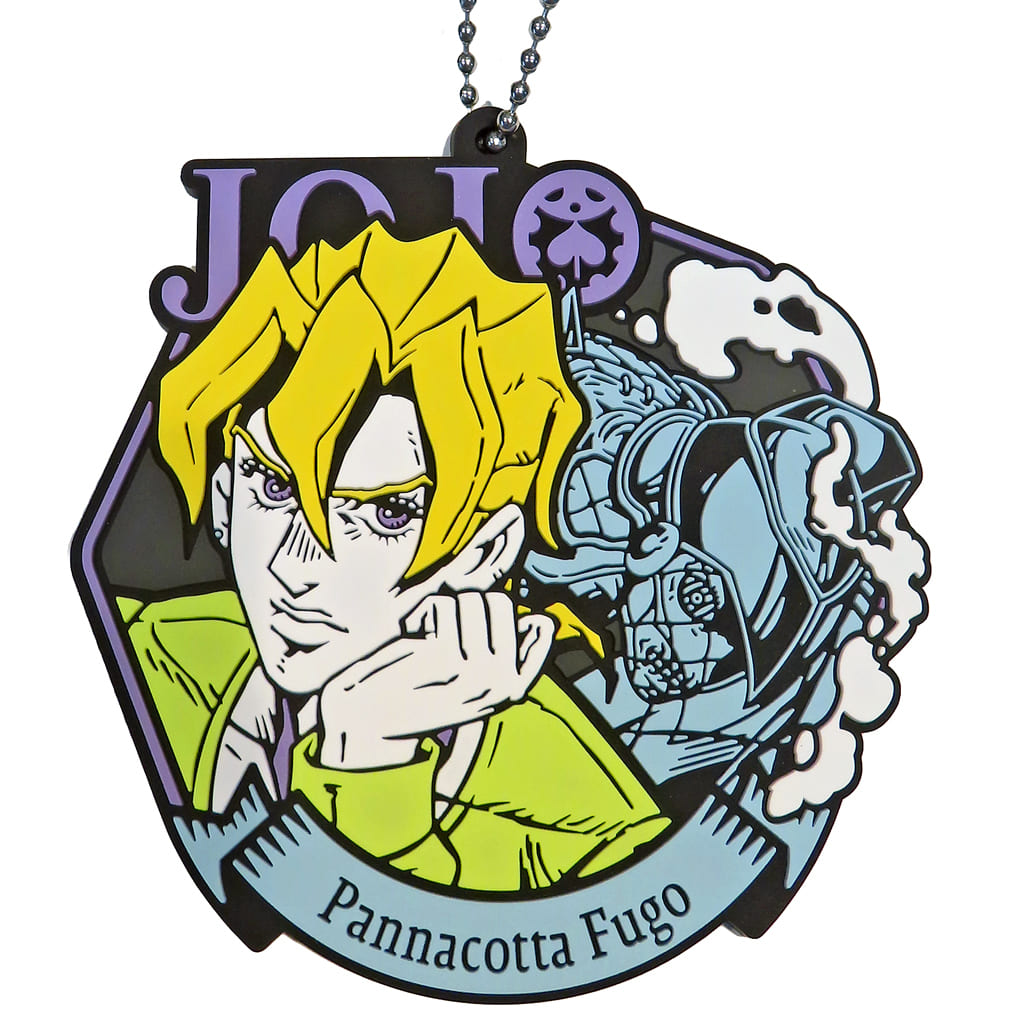 Pannacotta Fugo & Purple Haze Rubber Charm Keychain from JoJo's Bizarre Adventure: Golden Wind Ichiban Kuji Prize K