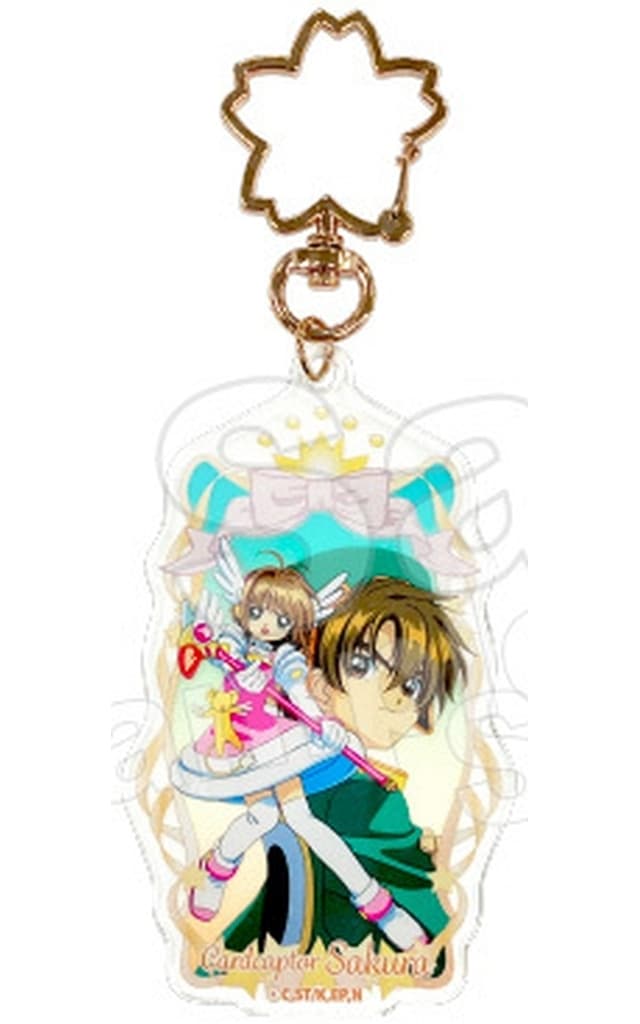 Sakura Kinomoto & Syaoran Li Keychain - Cardcaptor Sakura Acrylic Keychain by Marimo Craft (Approx. 47 x 80 mm, Pre-owned), No. 7