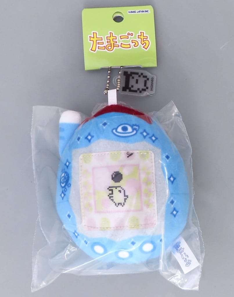 Tamagotchi Ke-tama Light Blue Mascot Keychain