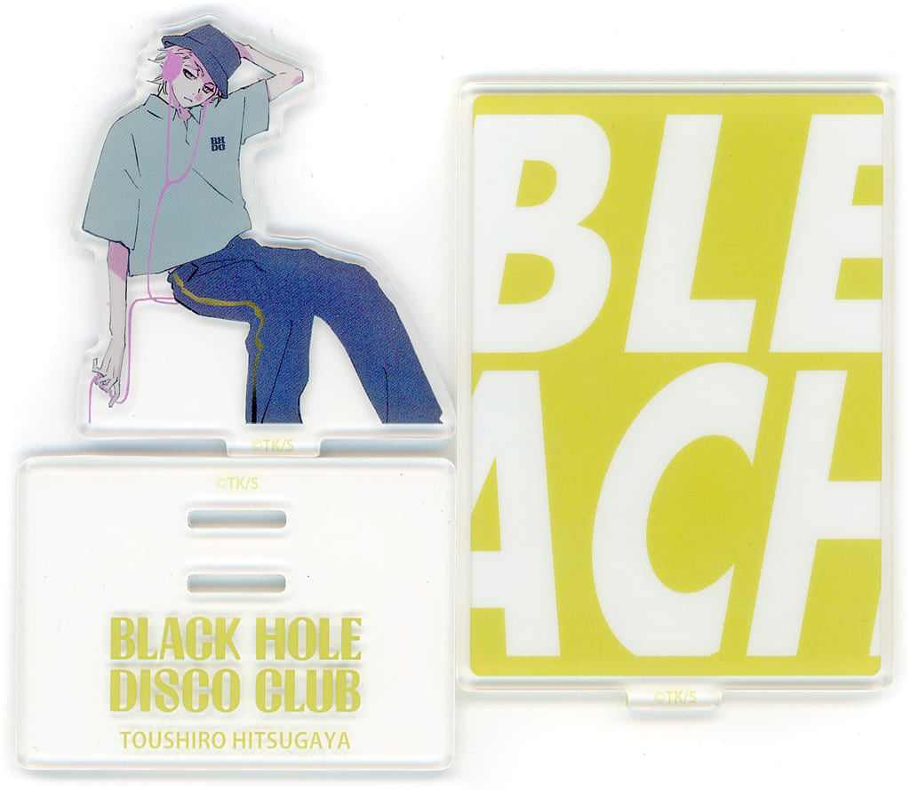 Toshiro Hitsugaya Acrylic Stand - BLEACH BLACK HOLE DISCO CLUB (Approx. 70 x 100 x 3 mm) Pre-owned