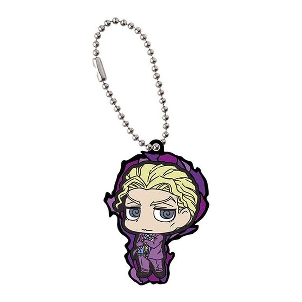 Yoshikage Kira JoJo's Bizarre Adventure: Part 4, Diamond Is Unbreakable Rubber Mascot Keychain Collection 03 by Bandai