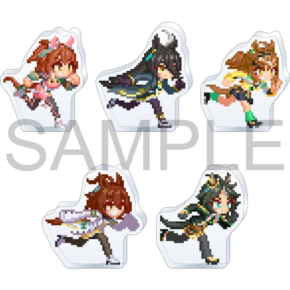 Umamusume Pretty Derby Korotto Acrylic Figure Collection Vol.4 — Complete 5-Piece Acrylic Stand Set (Movic, ~6.5cm)