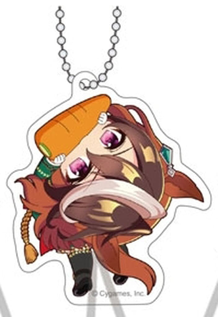 Symboli Rudolf Acrylic Keychain - Umamusume Pretty Derby Capricco Acrylic Keyholder Collection Vol.3 (Movic) - Approx 5.5×6.5 cm - Pre-owned