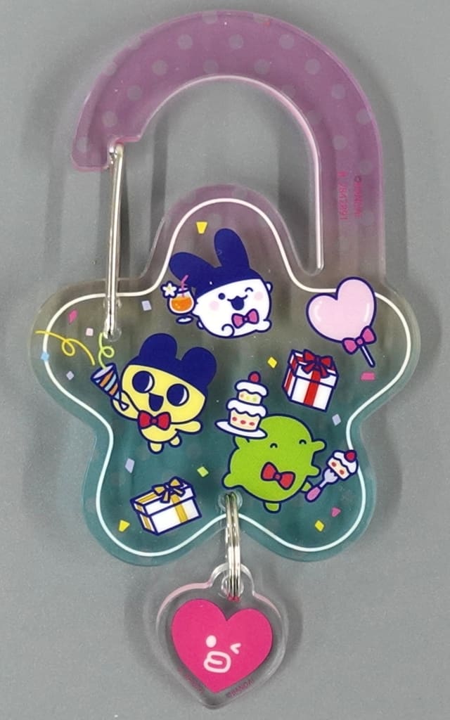 Tamagotchi x Shimamura Mimitchi Key Ring with Carabiner
