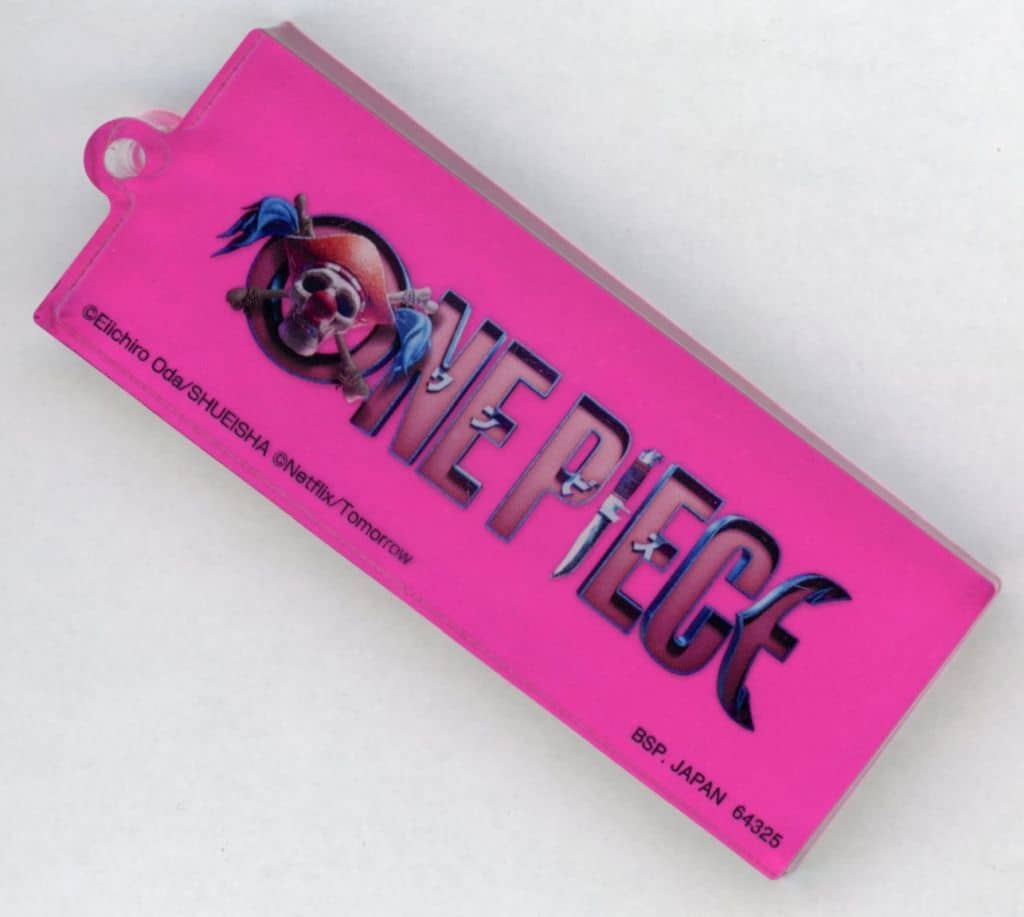 Buggy Acrylic Charm - Ichiban Kuji A NETFLIX Series: One Piece H Prize (BANDAI SPIRITS) - Approx. 7.5 x 3 cm - Pre-owned