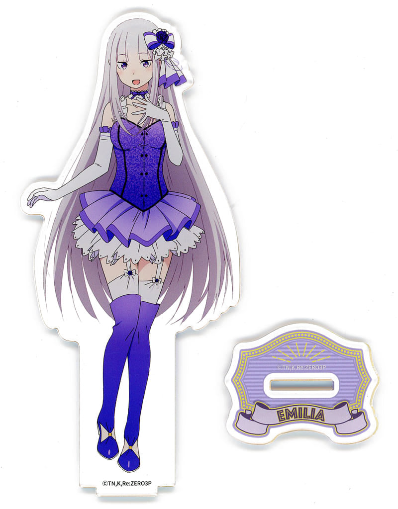 Emilia Acrylic Stand Figure Re:Zero Musical Style Ver.