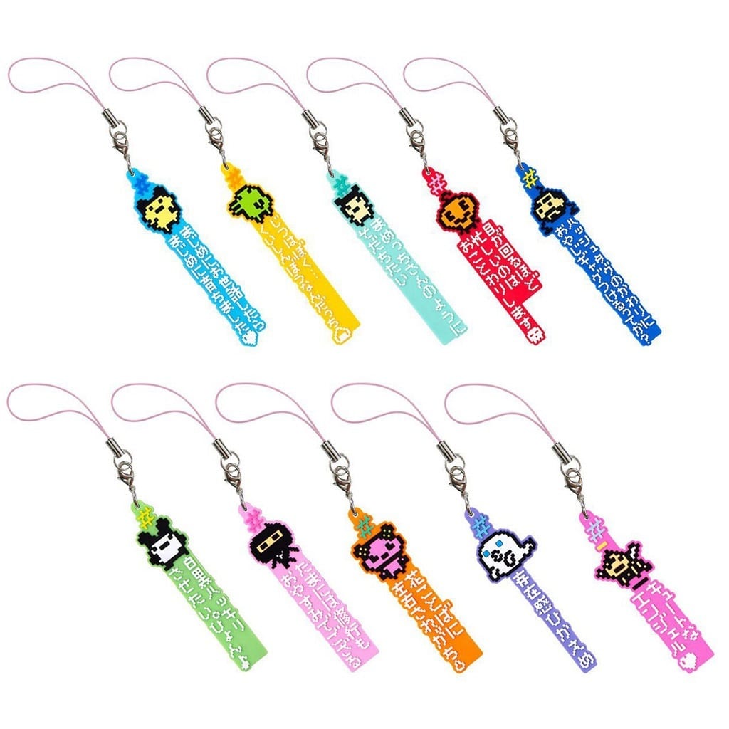 Tamagotchi Colorful Dot Ver. Strap Complete 10-Piece Set
