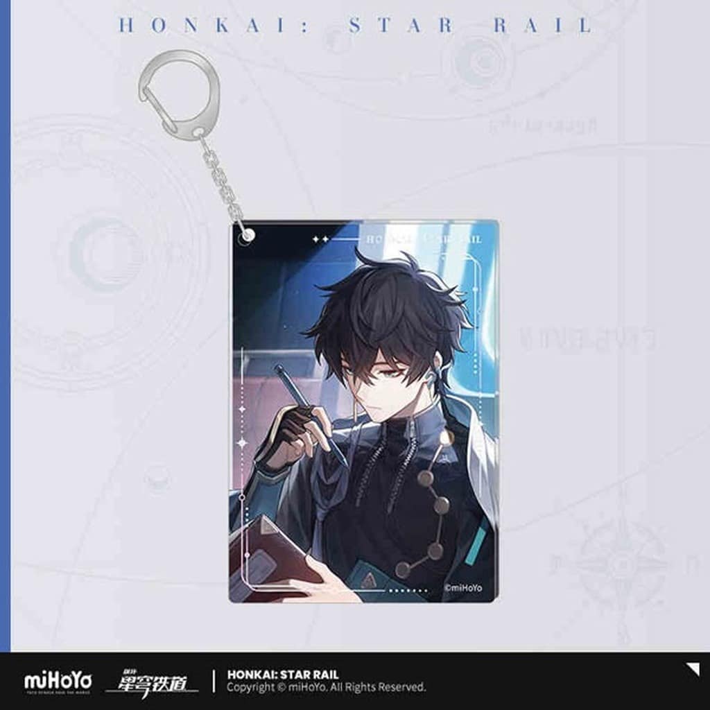 Honkai: Star Rail Only Silence Light Cone Acrylic Keychain