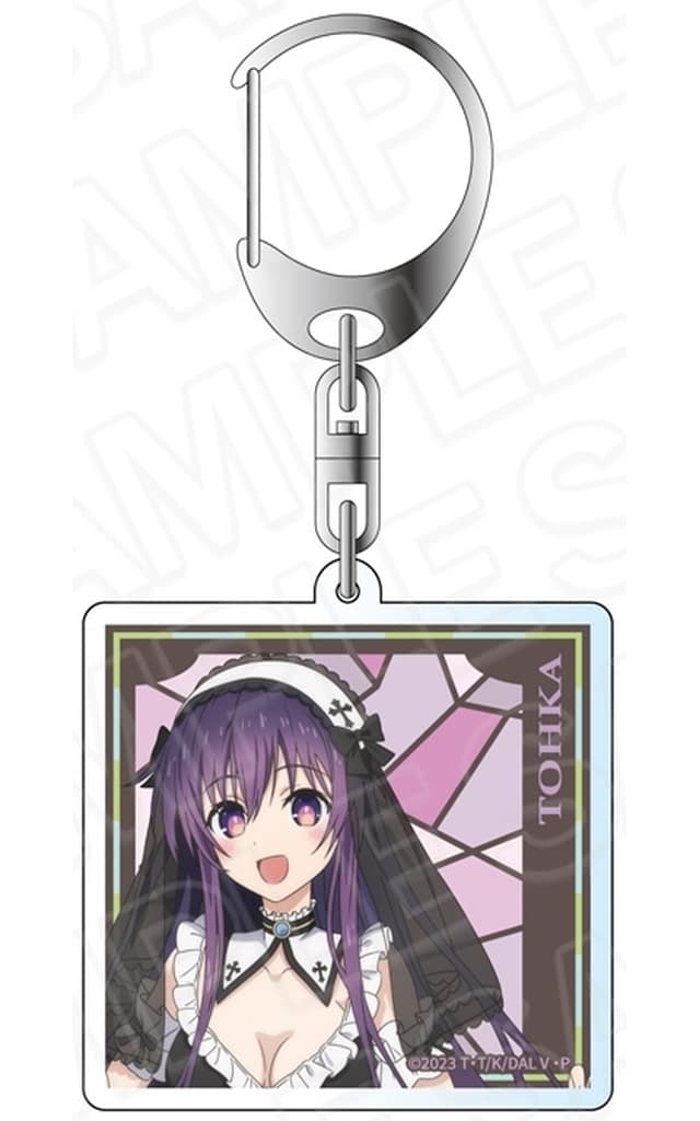 Tohka Yatogami Hologram Acrylic Keychain South Island Sister Ver.