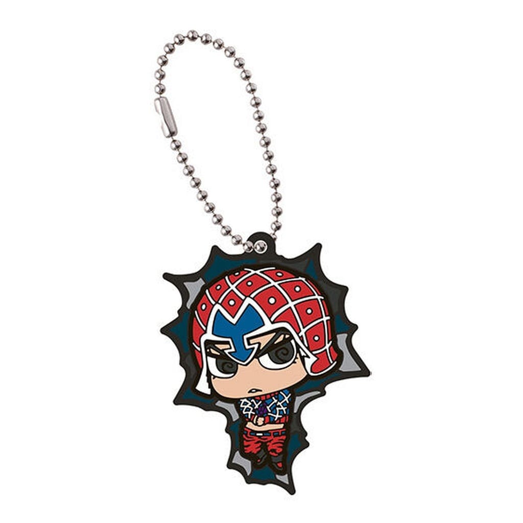 Guido Mista Rubber Keychain Mascot from JoJo’s Bizarre Adventure: Rubber Mascot Collection 04 by Bandai
