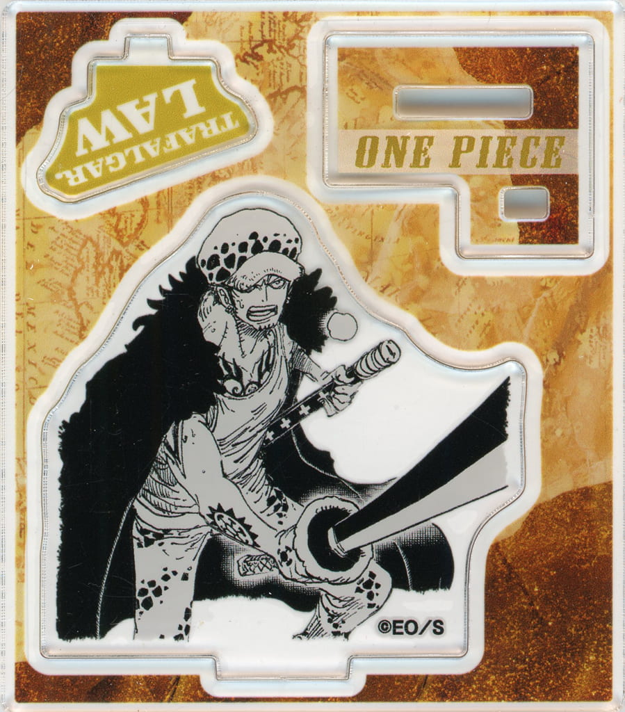 Trafalgar Law Acrylic Stand - One Piece Acrylic Figure Collection "HEROES" - Acrylic Figure (Height Approx. 63 mm) - Shueisha
