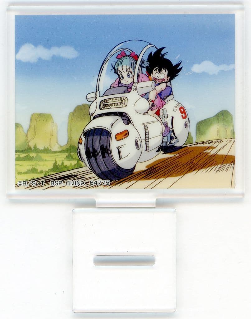 Bulma & Son Goku (HoiPoi Capsule) Scene Photo Acrylic Stand - Ichiban Kuji Dragon Ball DRAGON HISTORY II E Prize (Length Approx. 8 cm) BANDAI SPIRITS - Pre-owned