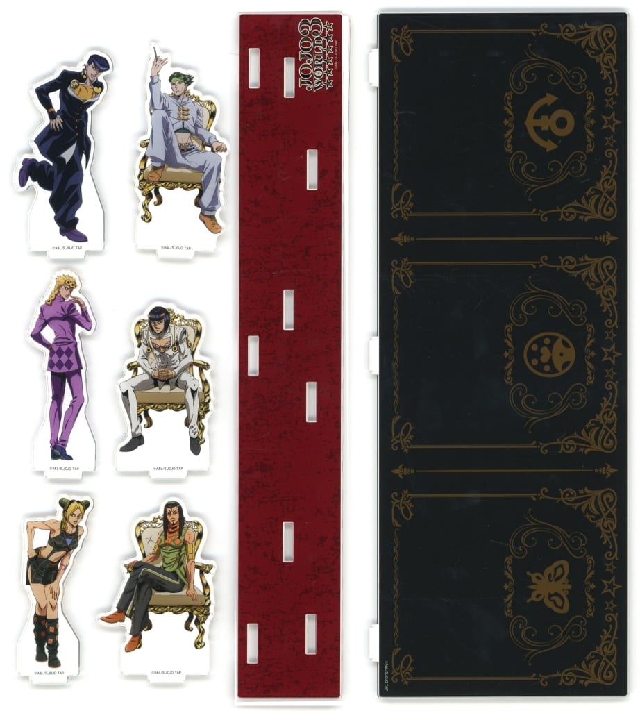 Ensemble (Parts 4–6) Acrylic Diorama JOJO WORLD 3 - Bandai Namco Amusement (Pre-owned) Approx. 265 x 101 x 41 mm