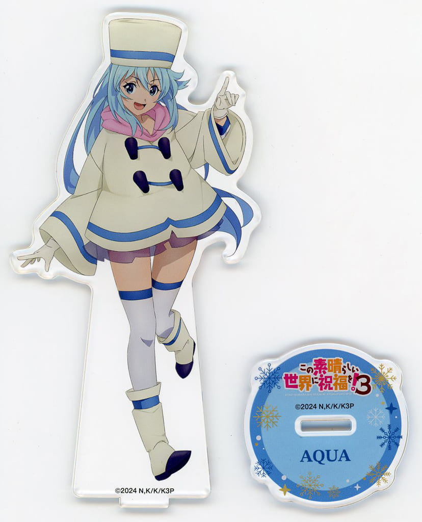Aqua Acrylic Stand Figure Winter Clothes ver. - KonoSuba 3