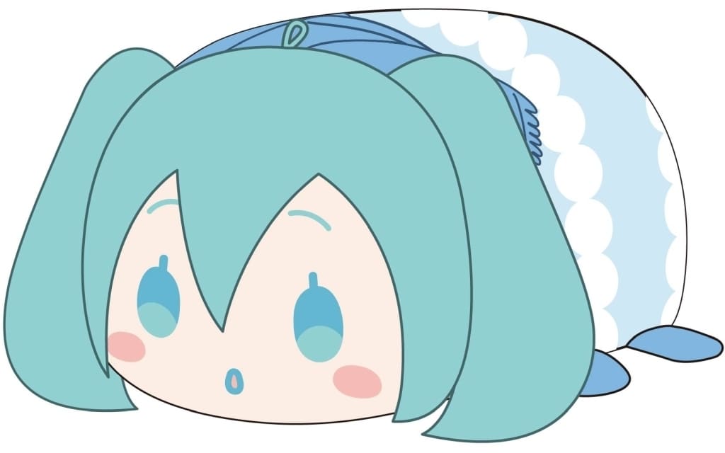Hatsune Miku (Scarf) PoteCoro Mascot 3 Keychain - Hatsune Miku × Cinnamoroll, Approx 90mm, Max Limited (Pre-owned)